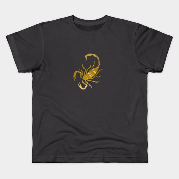 Mystical Depths of Scorpio: Unveiling the Essence of the Enigmatic Water Sign Kids T-Shirt by aleo